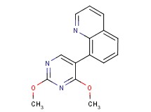 8-(2,4-dimethoxy-5-pyrimidinyl)quinoline