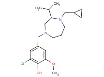 2-chloro-4-{[4-(cyclopropylmethyl)-3-isopropyl-1,4-diazepan-1-yl]methyl}-6-methoxyphenol