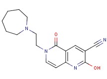 6-[2-(1-azepanyl)ethyl]-2-hydroxy-5-oxo-5,6-dihydro-1,6-naphthyridine-3-carbonitrile