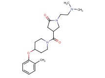 1-[2-(dimethylamino)ethyl]-4-{[4-(2-methylphenoxy)-1-piperidinyl]carbonyl}-2-pyrrolidinone