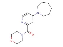 1-[2-(4-morpholinylcarbonyl)-4-pyridinyl]azepane
