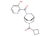 2-{[(1S*,5R*)-3-(cyclobutylcarbonyl)-3,6-diazabicyclo[3.2.2]non-6-yl]carbonyl}-3-pyridinol