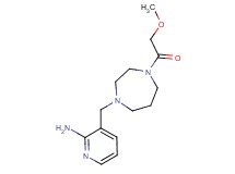 3-{[4-(methoxyacetyl)-1,4-diazepan-1-yl]methyl}pyridin-2-amine