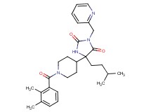 5-[1-(2,3-dimethylbenzoyl)-4-piperidinyl]-5-(3-methylbutyl)-3-(2-pyridinylmethyl)-2,4-imidazolidinedione