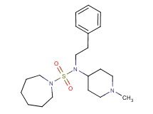 N-(1-methyl-4-piperidinyl)-N-(2-phenylethyl)-1-azepanesulfonamide