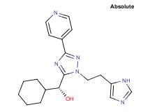 (R)-cyclohexyl{1-[2-(1H-imidazol-5-yl)ethyl]-3-pyridin-4-yl-1H-1,2,4-triazol-5-yl}methanol