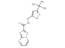N-[(3-tert-butyl-1H-pyrazol-5-yl)methyl][1,2,4]triazolo[1,5-a]pyrimidine-2-carboxamide