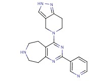 2-(3-pyridinyl)-4-(2,4,6,7-tetrahydro-5H-pyrazolo[4,3-c]pyridin-5-yl)-6,7,8,9-tetrahydro-5H-pyrimido[4,5-d]azepine dihydrochloride