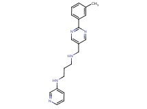 N-{[2-(3-methylphenyl)pyrimidin-5-yl]methyl}-N'-pyridin-3-ylpropane-1,3-diamine