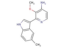 3-methoxy-2-(5-methyl-1H-indol-3-yl)pyridin-4-amine