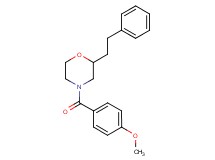 4-(4-methoxybenzoyl)-2-(2-phenylethyl)morpholine