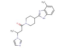 2-{1-[3-(1H-imidazol-1-yl)butanoyl]-4-piperidinyl}-4-methyl-1H-benzimidazole