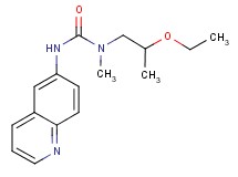N-(2-ethoxypropyl)-N-methyl-N'-quinolin-6-ylurea