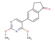 5-(2,4-dimethoxypyrimidin-5-yl)indan-1-one