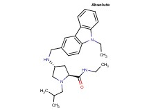 (4R)-N-ethyl-4-{[(9-ethyl-9H-carbazol-3-yl)methyl]amino}-1-isobutyl-L-prolinamide