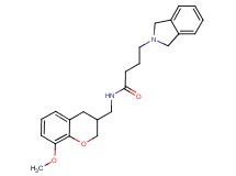 4-(1,3-dihydro-2H-isoindol-2-yl)-N-[(8-methoxy-3,4-dihydro-2H-chromen-3-yl)methyl]butanamide
