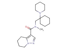 N-methyl-N-{[1-(1-piperidinyl)cyclohexyl]methyl}-4,5,6,7-tetrahydropyrazolo[1,5-a]pyridine-3-carboxamide