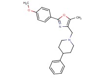 1-{[2-(4-methoxyphenyl)-5-methyl-1,3-oxazol-4-yl]methyl}-4-phenylpiperidine