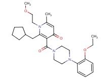 2-(cyclopentylmethyl)-3-{[4-(2-ethoxyphenyl)-1-piperazinyl]carbonyl}-1-(2-methoxyethyl)-6-methyl-4(1H)-pyridinone