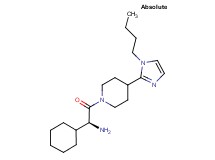 (1S)-2-[4-(1-butyl-1H-imidazol-2-yl)-1-piperidinyl]-1-cyclohexyl-2-oxoethanamine