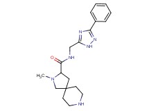 2-methyl-N-[(3-phenyl-1H-1,2,4-triazol-5-yl)methyl]-2,8-diazaspiro[4.5]decane-3-carboxamide dihydrochloride
