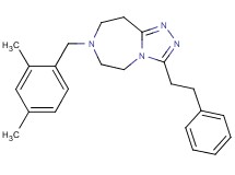 7-(2,4-dimethylbenzyl)-3-(2-phenylethyl)-6,7,8,9-tetrahydro-5H-[1,2,4]triazolo[4,3-d][1,4]diazepine