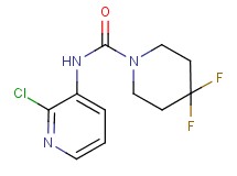 N-(2-chloropyridin-3-yl)-4,4-difluoropiperidine-1-carboxamide
