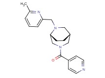 (1R*,5R*)-3-isonicotinoyl-6-[(6-methyl-2-pyridinyl)methyl]-3,6-diazabicyclo[3.2.2]nonane