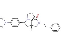(3aS*,5S*,9aS*)-5-[4-(dimethylamino)phenyl]-2-(2-phenylethyl)hexahydro-7H-pyrrolo[3,4-g]pyrrolizin-1(2H)-one