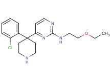 4-[4-(2-chlorophenyl)-4-piperidinyl]-N-(2-ethoxyethyl)-2-pyrimidinamine