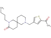 8-[(5-acetyl-3-thienyl)methyl]-2-butyl-2,8-diazaspiro[5.5]undecan-3-one