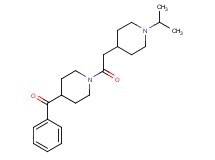{1-[(1-isopropylpiperidin-4-yl)acetyl]piperidin-4-yl}(phenyl)methanone