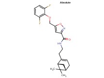 5-[(2,6-difluorophenoxy)methyl]-N-{2-[(1R,5S)-6,6-dimethylbicyclo[3.1.1]hept-2-en-2-yl]ethyl}-3-isoxazolecarboxamide