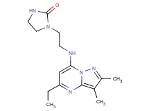 1-{2-[(5-ethyl-2,3-dimethylpyrazolo[1,5-a]pyrimidin-7-yl)amino]ethyl}-2-imidazolidinone