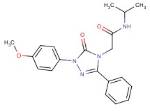 N-isopropyl-2-[1-(4-methoxyphenyl)-5-oxo-3-phenyl-1,5-dihydro-4H-1,2,4-triazol-4-yl]acetamide