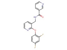 N-{[2-(2,4-difluorophenoxy)pyridin-3-yl]methyl}nicotinamide