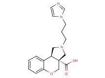 (3aR*,9bR*)-2-[3-(1H-imidazol-1-yl)propyl]-1,2,3,9b-tetrahydrochromeno[3,4-c]pyrrole-3a(4H)-carboxylic acid