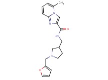 N-{[1-(2-furylmethyl)pyrrolidin-3-yl]methyl}-5-methylimidazo[1,2-a]pyridine-2-carboxamide