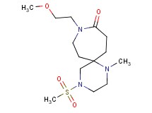 9-(2-methoxyethyl)-1-methyl-4-(methylsulfonyl)-1,4,9-triazaspiro[5.6]dodecan-10-one