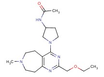 N-{1-[2-(ethoxymethyl)-7-methyl-6,7,8,9-tetrahydro-5H-pyrimido[4,5-d]azepin-4-yl]pyrrolidin-3-yl}acetamide