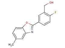 [2-fluoro-5-(5-methyl-1,3-benzoxazol-2-yl)phenyl]methanol