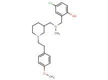 4-chloro-2-{[({1-[2-(4-methoxyphenyl)ethyl]-3-piperidinyl}methyl)(methyl)amino]methyl}phenol