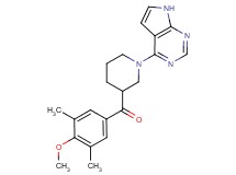 (4-methoxy-3,5-dimethylphenyl)[1-(7H-pyrrolo[2,3-d]pyrimidin-4-yl)piperidin-3-yl]methanone