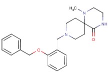 9-[2-(benzyloxy)benzyl]-1-methyl-1,4,9-triazaspiro[5.5]undecan-5-one