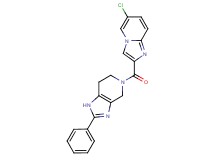 5-[(6-chloroimidazo[1,2-a]pyridin-2-yl)carbonyl]-2-phenyl-4,5,6,7-tetrahydro-1H-imidazo[4,5-c]pyridine