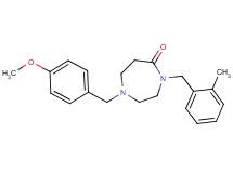 1-(4-methoxybenzyl)-4-(2-methylbenzyl)-1,4-diazepan-5-one