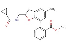methyl 2-(2-{[(cyclopropylcarbonyl)amino]methyl}-5-methyl-2,3-dihydro-1-benzofuran-7-yl)benzoate