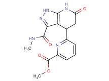 methyl 6-{3-[(methylamino)carbonyl]-6-oxo-4,5,6,7-tetrahydro-1H-pyrazolo[3,4-b]pyridin-4-yl}pyridine-2-carboxylate