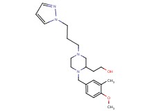 2-{1-(4-methoxy-3-methylbenzyl)-4-[3-(1H-pyrazol-1-yl)propyl]-2-piperazinyl}ethanol