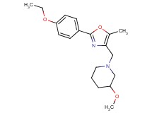 1-{[2-(4-ethoxyphenyl)-5-methyl-1,3-oxazol-4-yl]methyl}-3-methoxypiperidine